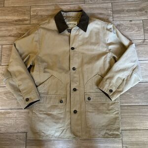 Orvis Jacket Mens Hunting Utility Field Chore Barn Coat Corduroy Collar Large